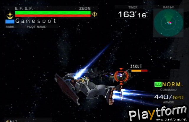 Mobile Suit Gundam: Federation vs. Zeon (PlayStation 2)