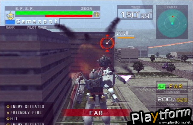 Mobile Suit Gundam: Federation vs. Zeon (PlayStation 2)