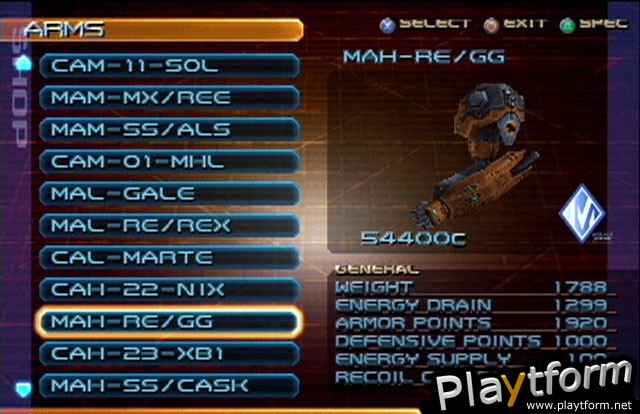 Armored Core 3 (PlayStation 2)