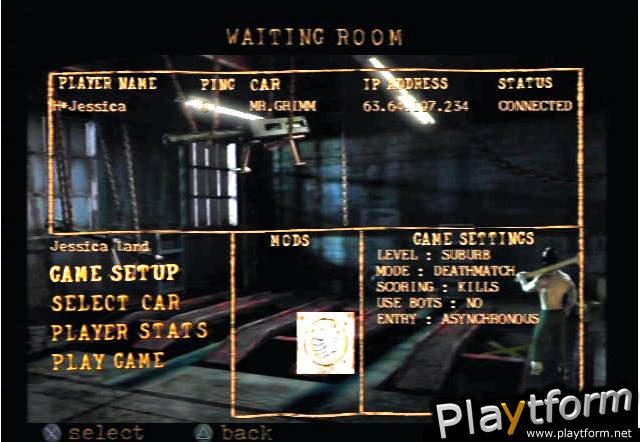 Twisted Metal: Black Online (PlayStation 2)