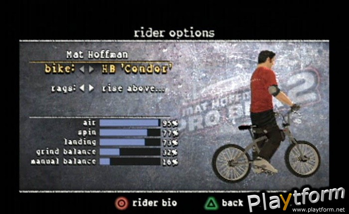 Mat Hoffman's Pro BMX 2 (PlayStation 2)