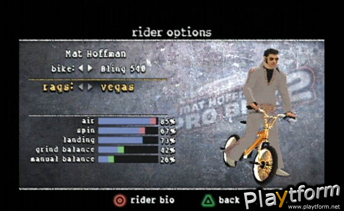 Mat Hoffman's Pro BMX 2 (PlayStation 2)