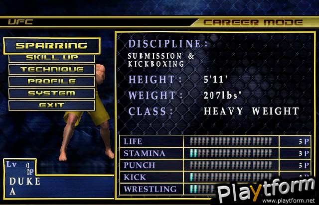 Ultimate Fighting Championship: Throwdown (GameCube)