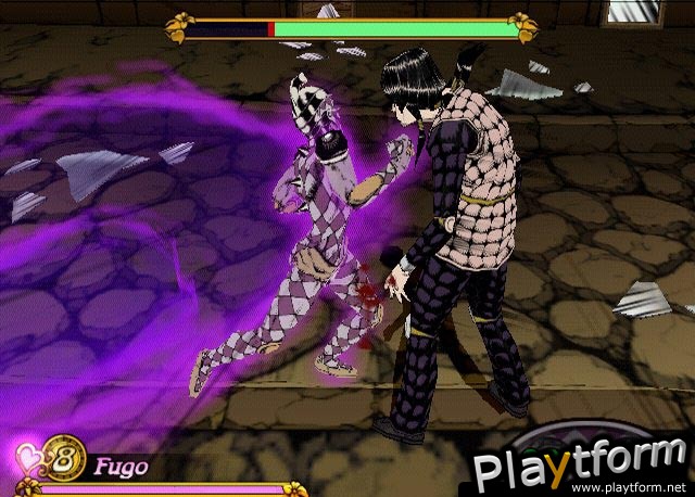 JoJo no Kimyou na Bouken: Ougon no Kaze (PlayStation 2)
