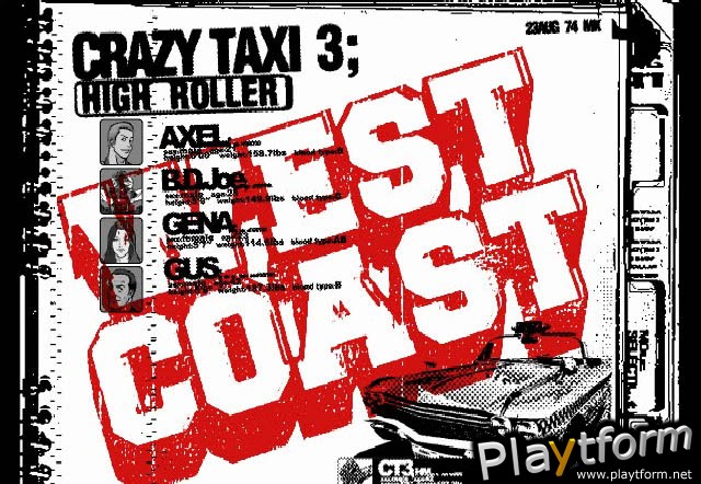 Crazy Taxi 3: High Roller (Xbox)