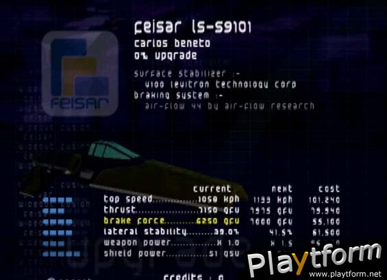 Wipeout Fusion (PlayStation 2)