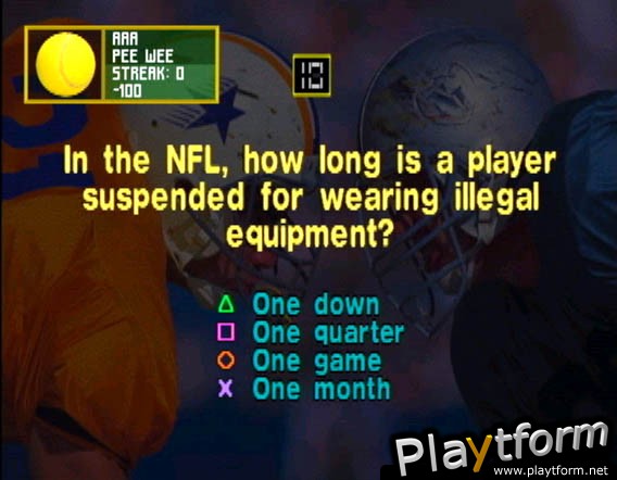 Power Play: Sports Trivia (PlayStation)