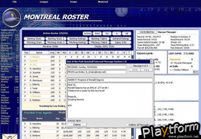 Season Ticket Baseball 2003 (PC)