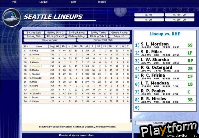 Season Ticket Baseball 2003 (PC)