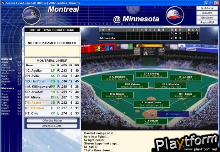 Season Ticket Baseball 2003 (PC)