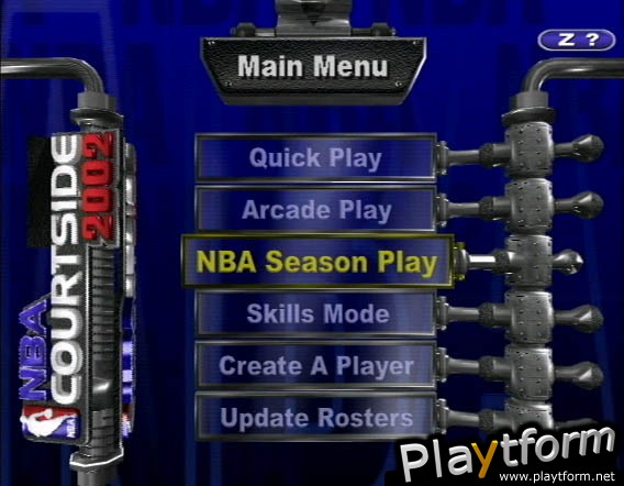 NBA Courtside 2002 (GameCube)