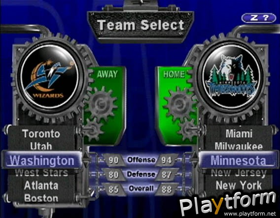 NBA Courtside 2002 (GameCube)