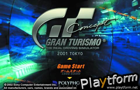 Gran Turismo Concept 2001 Tokyo (PlayStation 2)