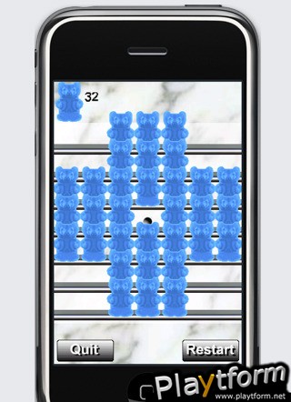 a Blue Jelly Bear Peg ! (iPhone/iPod)