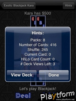 Exotic Blackjack Kara (iPhone/iPod)