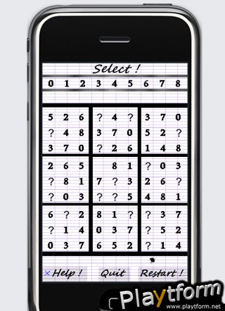 a Doodle Sudoku (iPhone/iPod)