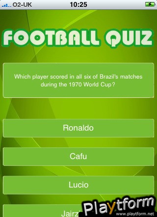 Football Quiz (iPhone/iPod)
