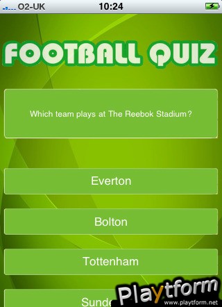 Football Quiz (iPhone/iPod)
