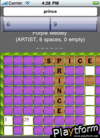 The 90s Music Crossword (iPhone/iPod)