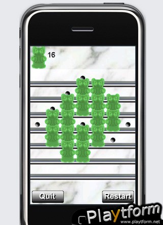 a Green Jelly Bear Peg ! (iPhone/iPod)