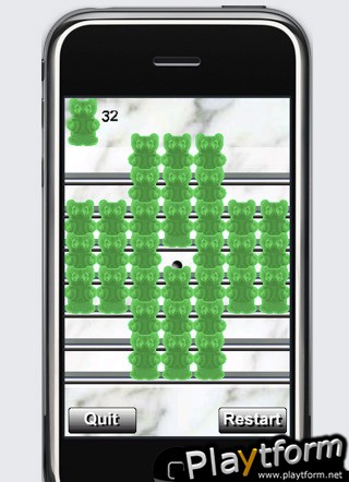 a Green Jelly Bear Peg ! (iPhone/iPod)