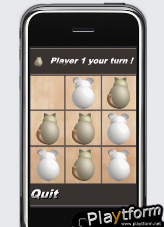 a Mouse and Cat Tic Tac Toe - Morpion (iPhone/iPod)