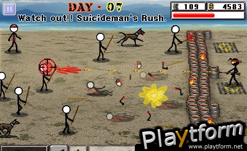 a stickman - in the line of fire (iPhone/iPod)