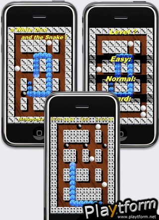 a White Dice and the Snake ! (iPhone/iPod)