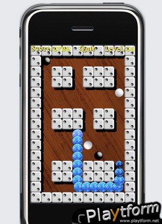 a White Dice and the Snake ! (iPhone/iPod)