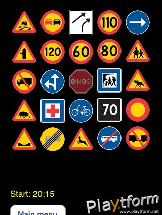 Skyltbingo Road Sign Bingo (iPhone/iPod)