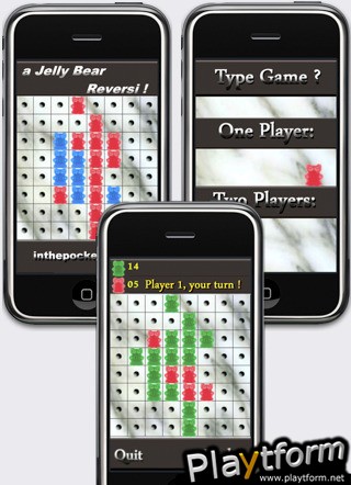 a Jelly Bear Reversi (iPhone/iPod)