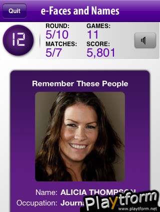 e-Faces and Names (iPhone/iPod)