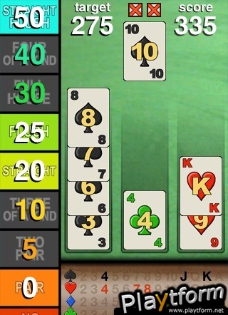 Poker Tower - solitaire for rounders (iPhone/iPod)