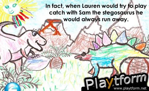 Lauren, The Tickle-saurus Rex - Interactive Children's Book (iPhone/iPod)