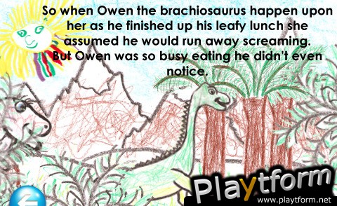 Lauren, The Tickle-saurus Rex - Interactive Children's Book (iPhone/iPod)