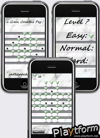 a Green Cocktail Peg ! (iPhone/iPod)