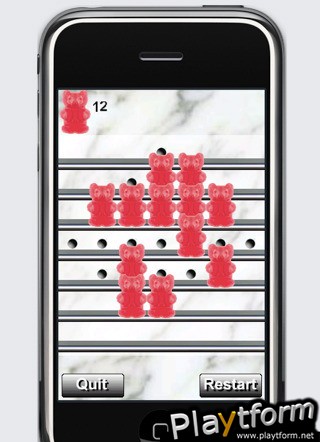a Red Jelly Bear Peg ! (iPhone/iPod)
