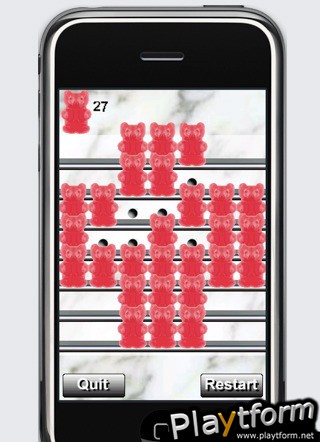 a Red Jelly Bear Peg ! (iPhone/iPod)