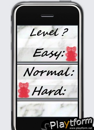 a Red Jelly Bear Peg ! (iPhone/iPod)
