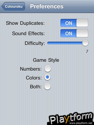 Colouroku (iPhone/iPod)