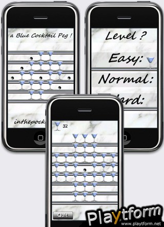 a Blue Cocktail Peg ! (iPhone/iPod)