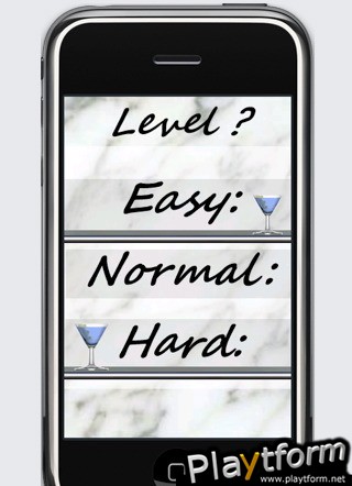 a Blue Cocktail Peg ! (iPhone/iPod)