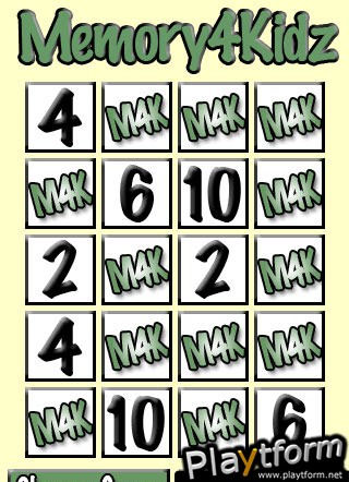 Memory4Kidz (iPhone/iPod)