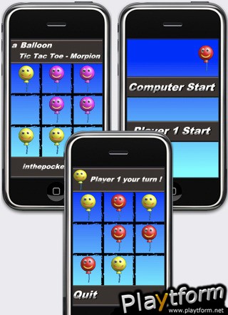 a Balloon Tic Tac Toe - Morpion (iPhone/iPod)