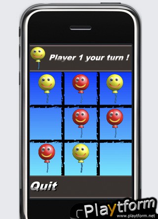 a Balloon Tic Tac Toe - Morpion (iPhone/iPod)
