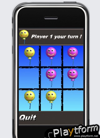 a Balloon Tic Tac Toe - Morpion (iPhone/iPod)