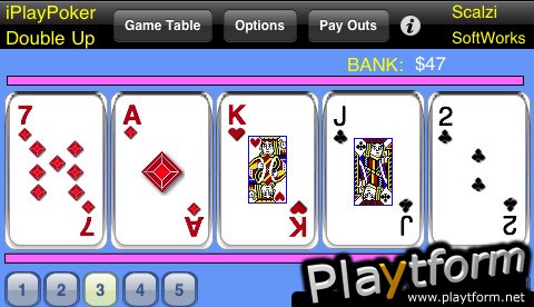 I Play Poker Double Up Edition (iPhone/iPod)