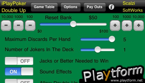 I Play Poker Double Up Edition (iPhone/iPod)
