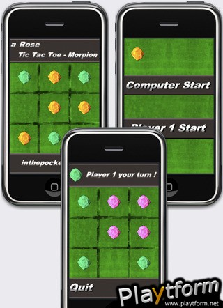 a Rose Tic Tac Toe - Morpion (iPhone/iPod)