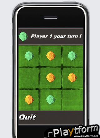 a Rose Tic Tac Toe - Morpion (iPhone/iPod)